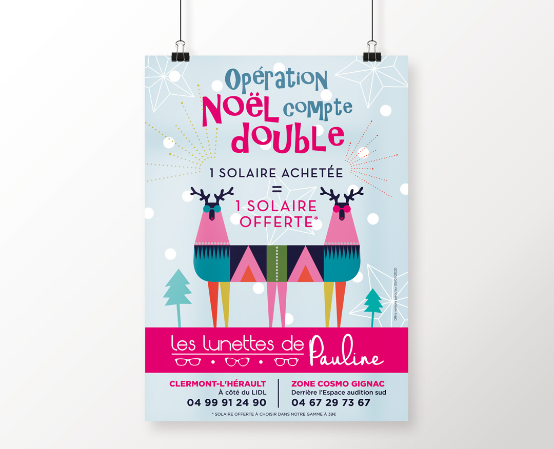 Les lunettes de Pauline - Campagnes d'affichage urbain