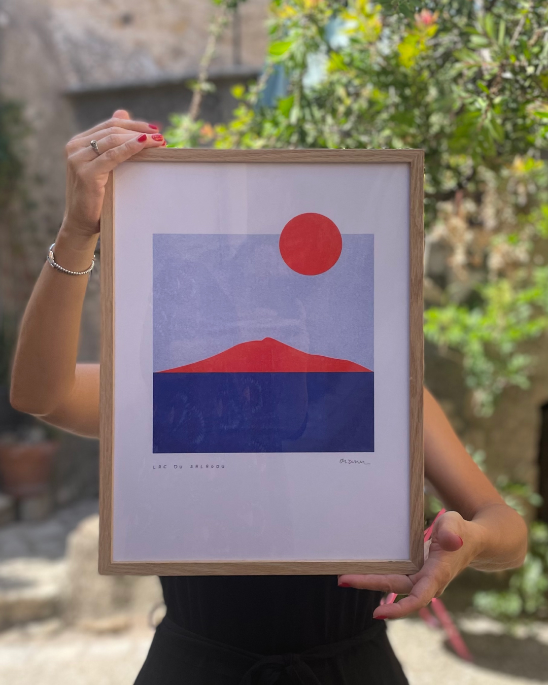 Graphiste Webdesigner à Montpellier - Risographie Lac du Salagou
