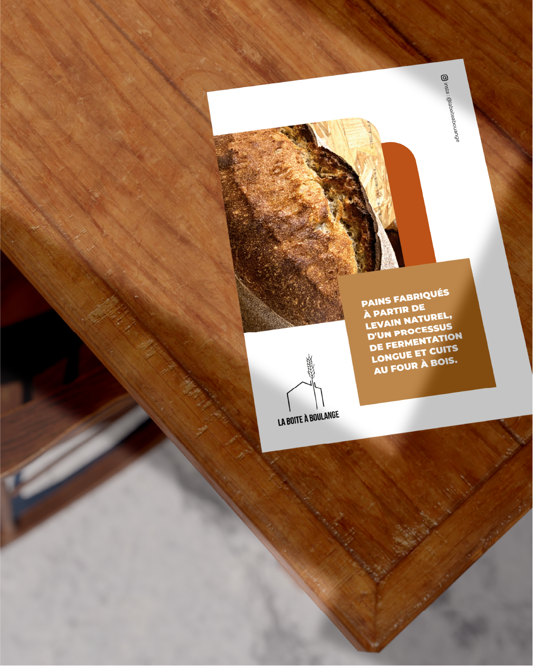 Supports de communication à Montpellier  - La boite à boulange