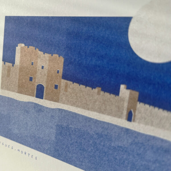 Risographie, Aigues-mortes zoom