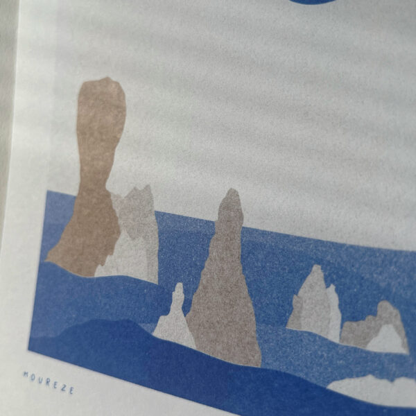 Risographie, Mourèze zoom