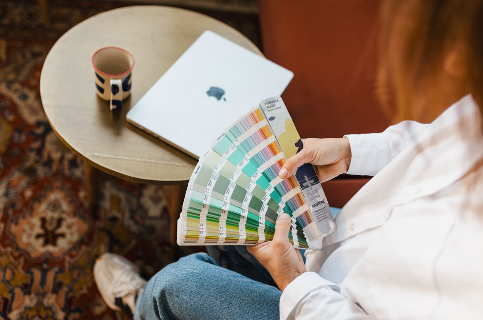 création d'identité visuelle – choix des couleurs