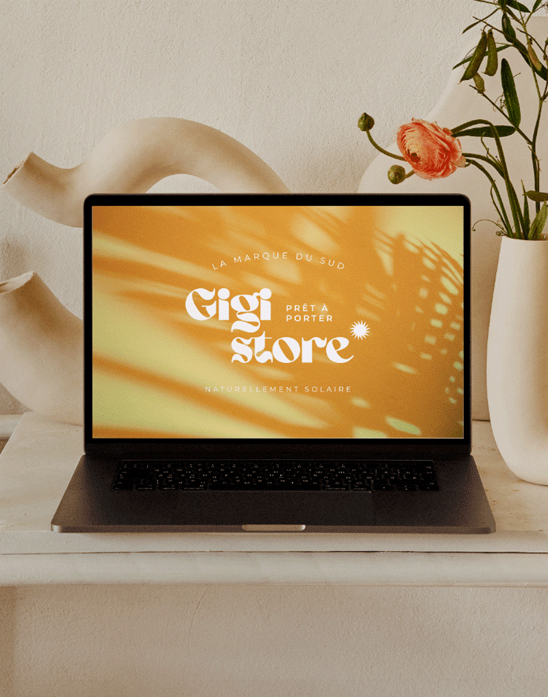Identité visuelle Gigi Store