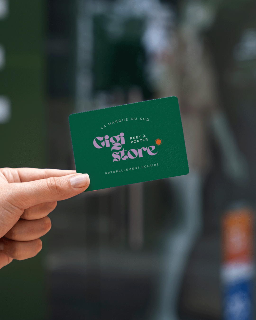 Création de l'identité visuelle et des supports imprimés pour Gigi store