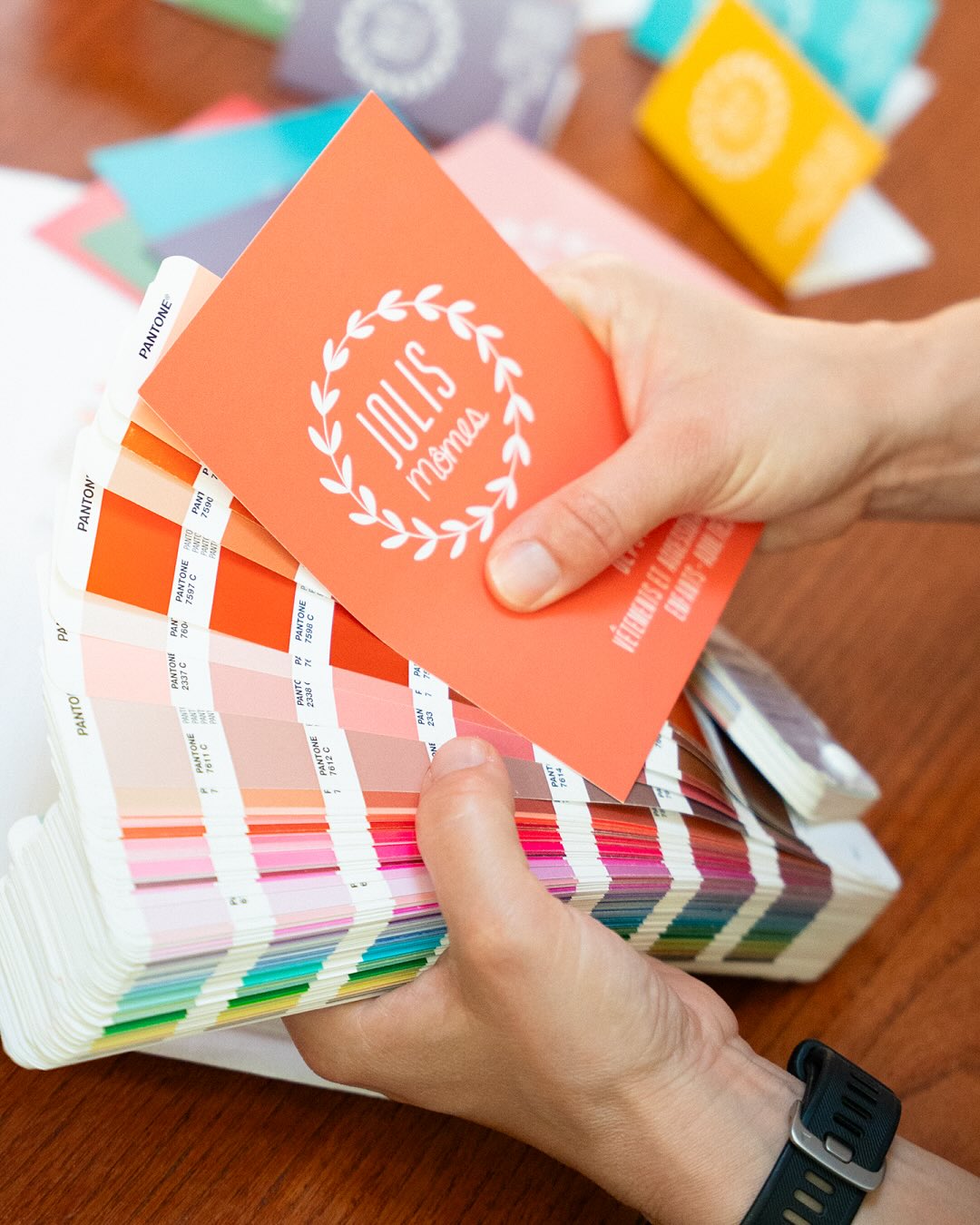 Flyer réalisés pour Jolis mômes, boutique à Gignac (34)