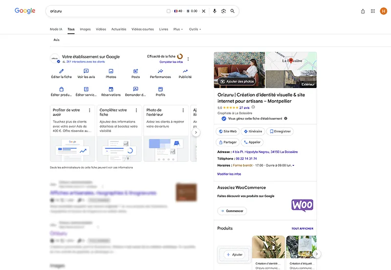 Fiche Google Profile de Orizuru Fiche Google Profile de Orizuru